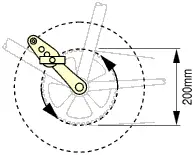 Crank Shortener: short position