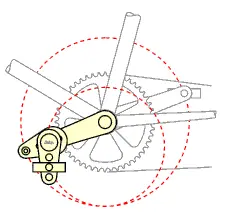 swing cranks for cycles and tandems